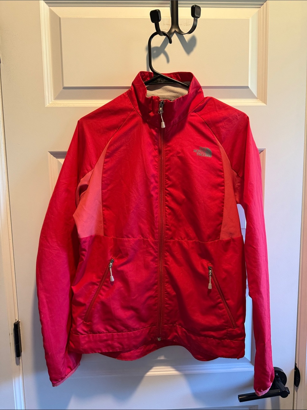 The North Face Women's Red and Pink Ski Jacket